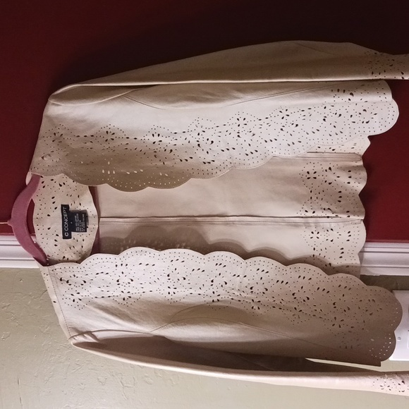 C Concept 100% Leather Womens Jacket - Picture 11 of 13